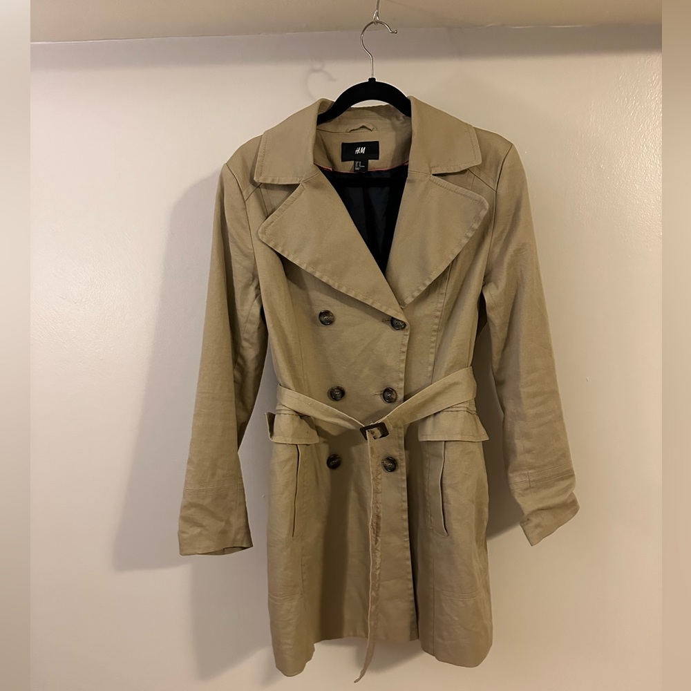 H&M Trench coat size 12